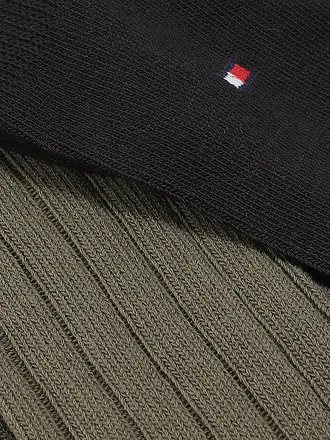 TOMMY HILFIGER | Socken 2er Pkg. army green | 